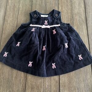 Rare Editions Girls 12 Month Corduroy Jumper Dress‎ Ballet